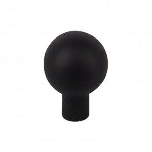 Top Knobs TK760BLK Brookline 7/8 inch Cabinet Knob Flat Black