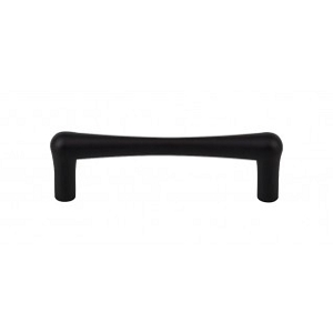Top Knobs TK763BLK Brookline 3 3/4 inch CC Pull Flat Black