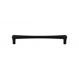 Top Knobs TK766BLK Brookline 7 9/16 inch CC Pull Flat Black
