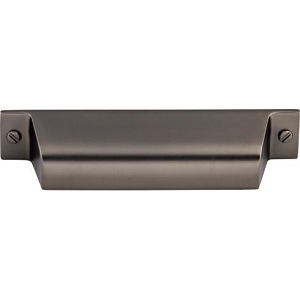 Top Knobs TK773AG Channing 3 3/4 inch CC Cup Pull Ash Gray