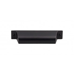 Top Knobs TK773BLK Channing 3 3/4 inch CC Cup Pull Black