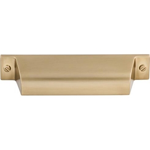 Top Knobs TK773HB Channing 3 3/4 inch CC Cup Pull Honey Bronze
