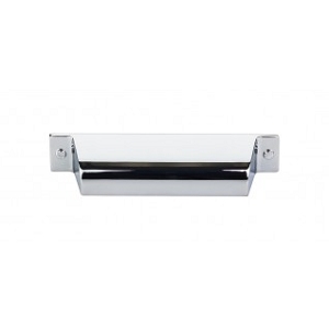 Top Knobs TK773PC Channing 3 3/4 inch CC Cup Pull Polished Chrome