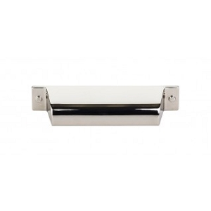 Top Knobs TK773PN Channing 3 3/4 inch CC Cup Pull Polished Nickel