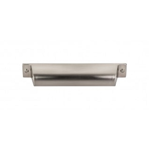 Top Knobs TK774BSN Channing 5 inch CC Cup Pull Brushed Satin Nickel