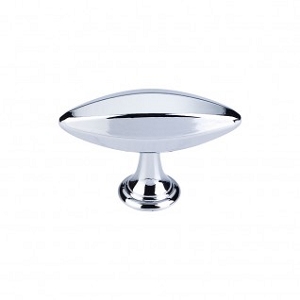 Top Knobs TK230PC Chareau T Handle 1 15/16 Inch Polished Chrome