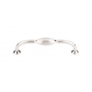 Top Knobs TK232BSN Chareau Small D Pull 5 1/16 Inch CC Brushed Satin Nickel
