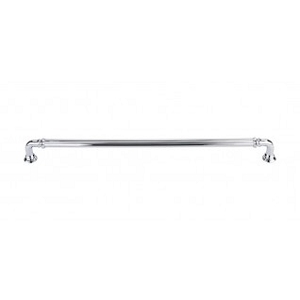Top Knobs Chareau TK326PC Reeded Pull 12 Inch CC Polished Chrome