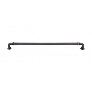 Top Knobs Chareua TK326UM Reeded Pull 12 Inch CC Umbrio