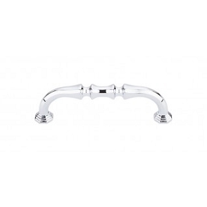 Top Knobs TK341PC Chalet Pull 3 3/4 Inch CC Polished Chrome