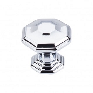 Top Knobs TK348PC Chalet knob 1 1/2 Inch Polished Chrome