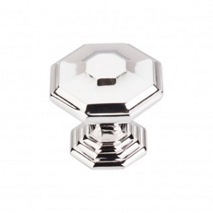 Top Knobs TK348PN Chalet knob 1 1/2 Inch Polished Nickel