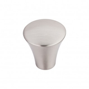 Top Knobs TK380BSN Shrewsbury Knob 1 1/8 Inch Brushed Satin Nickel