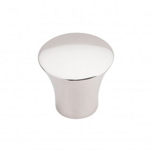 Top Knobs TK385PN Shrewsbury Knob 1 5/16 Polished Nickel