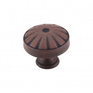 Top Knobs M1222 Hudson Knob 1 1/4 Inch Patina Rouge