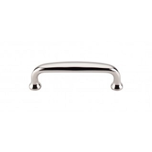 Top Knobs 82 1282 Charlotte Pull 3 Inch CC Polished Nickel