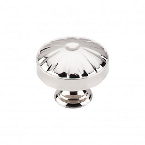 Top Knobs M1611 Hudson Knob 1 1/4 Inch Polished Nickel