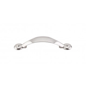 Top Knobs M1725 Angle Pull 3 Inch CC Brushed Satin Nickel