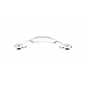 Top Knobs M1727 Angle Pull 3 Inch CC Polished Chrome
