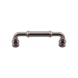 Top Knobs TK883AG Brixton 3 3/4 inch CC Pull Ash Gray