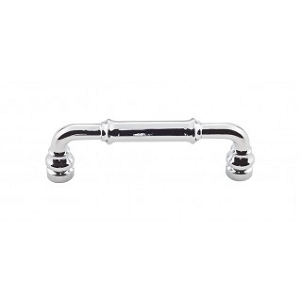 Top Knobs TK883PC Brixton 3 3/4 inch CC Pull Polished Chrome