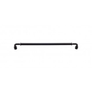 Top Knobs TK888BLK Brixton 12 inch CC Pull Black