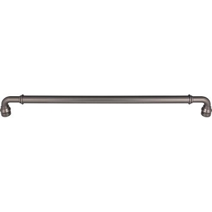 Top Knobs TK891AG Brixton Appliance Pull 18 Inch CC Ash Gray