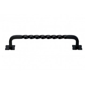 Top Knobs M1246 18 Twist Appliance Pull 18 Inch CC Patina Black