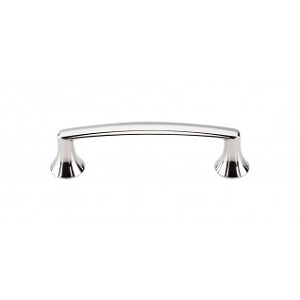 Top Knobs M1293 Rue Pull 3 3/4 Inch CC Polished Nickel