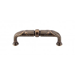 Top Knobs M936 Ribbon & Reed D Pull 3 3/4 Inch CC German Bronze