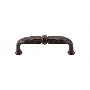 Top Knobs M937 Ribbon & Reed Drop Pull 3 3/4 Inch CC Oil Rubbed Bronze