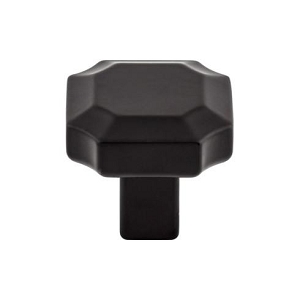 Top Knobs TK3020BLK Davenport Knob 1 1/4 Inch Flat Black