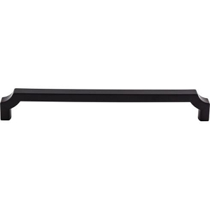 Top Knobs TK3027BLK Davenport Appliance Pull 12 Inch CC Flat Black