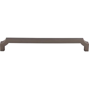 Top Knobs TK3028AG Davenport Appliance Pull 18 Inch CC Ash Gray