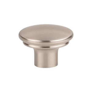 Top Knobs TK3051BSN Julian Oval Knob 1 3/8 Inch Brushed Satin Nickel
