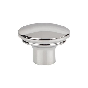 Top Knobs TK3051PC Julian Oval Knob 1 3/8 Inch Polished Chrome