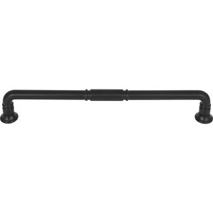 Top Knobs TK1008BLK Kent Appliance Pull 12 Inch CC Flat Black