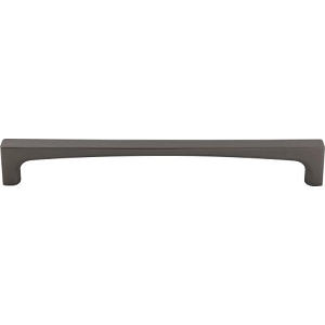 Top Knobs TK1019AG Riverside Appliance Pull 18 Inch CC Ash Gray