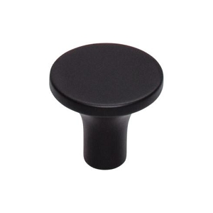 Top Knobs TK912BLK Marion Knob 1 1/8 Inch Flat Black
