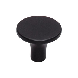 Top Knobs TK913BLK Marion Knob 1 1/4 Inch Flat Black