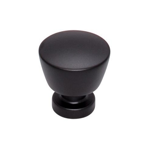 Top Knobs TK960BLK Allendale Knob 1 1/8 Inch Flat Black