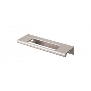 Top Knobs TK520BSN Europa Cut Out Tab Pull 3 3/4 Inch Brushed Satin Niickel
