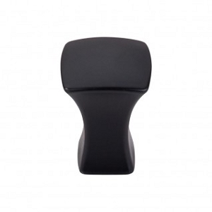 Top Knobs TK550BLK Glacier Cabinet Knob 3/4 Inch Flat Black