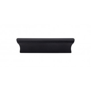 Top Knobs TK553BLK Glacier Pull 3 Inch Cabinet Pulls Flat Black
