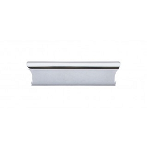 Top Knobs TK553PC Glacier Pull 3 Inch Cabinet Pulls Polished Chrome