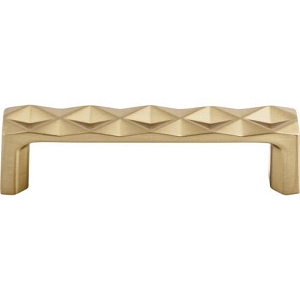 Top Knobs TK561HB Quilted Pull 3 3/4 Inch CC Honey Bronze