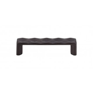 Top Knobs TK561SAB Quilted Pull 3 3/4 Inch CC Sable