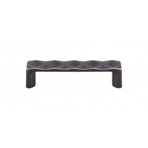 Top Knobs TK561UM Quilted Pull 3 3/4 Inch CC Umbrio