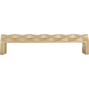 Top Knobs TK562HB Quilted Pull 5 1/16 Inch CC Honey Bronze