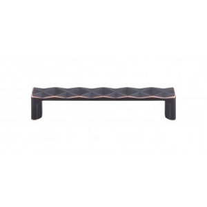 Top Knobs TK562UM Quilted Pull 5 1/16 Inch CC Umbrio